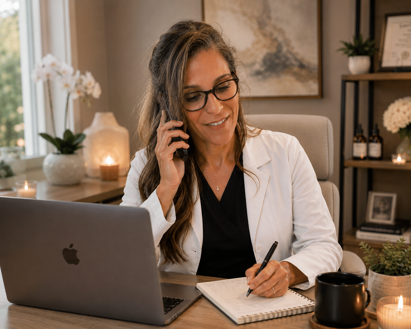 Danielle Trenelli providing a personalized nationwide virtual health consultation